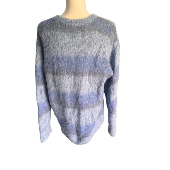 Madhappy Ombre Stripe Sweater in polar blue Large - Picture 3 of 5